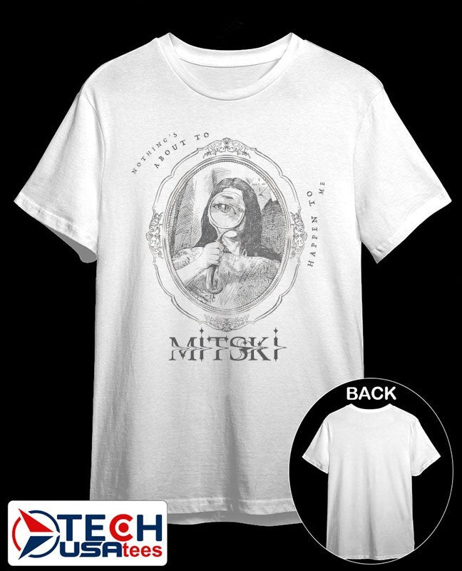 Nothing’s about to happen to me Mitski portrait shirt