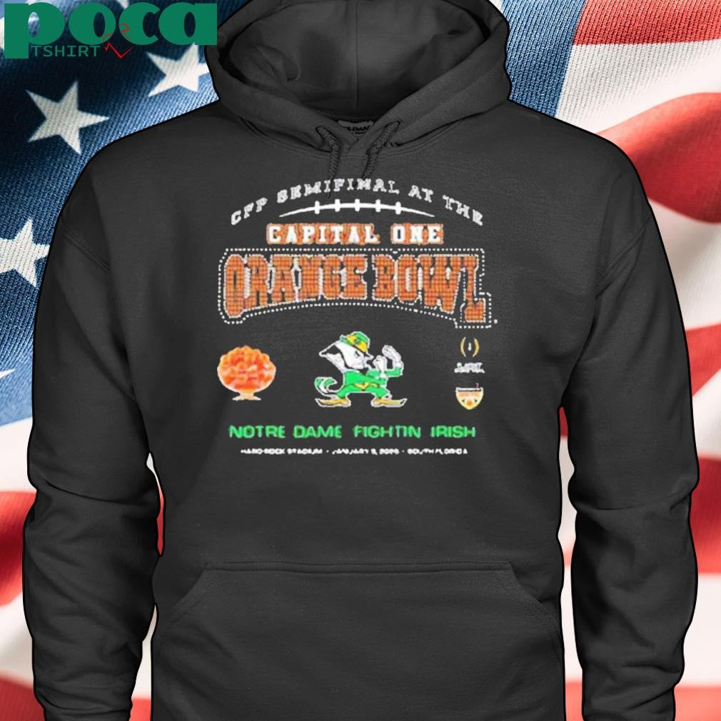Notre Dame Fighting Irish 2025 College Football Playoff Semifinal At The Capital One Orange Bowl Shirt