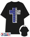 Notre Dame Fighting Irish Women’s Basketball cross I can do all things through christ who strengthens me shirt