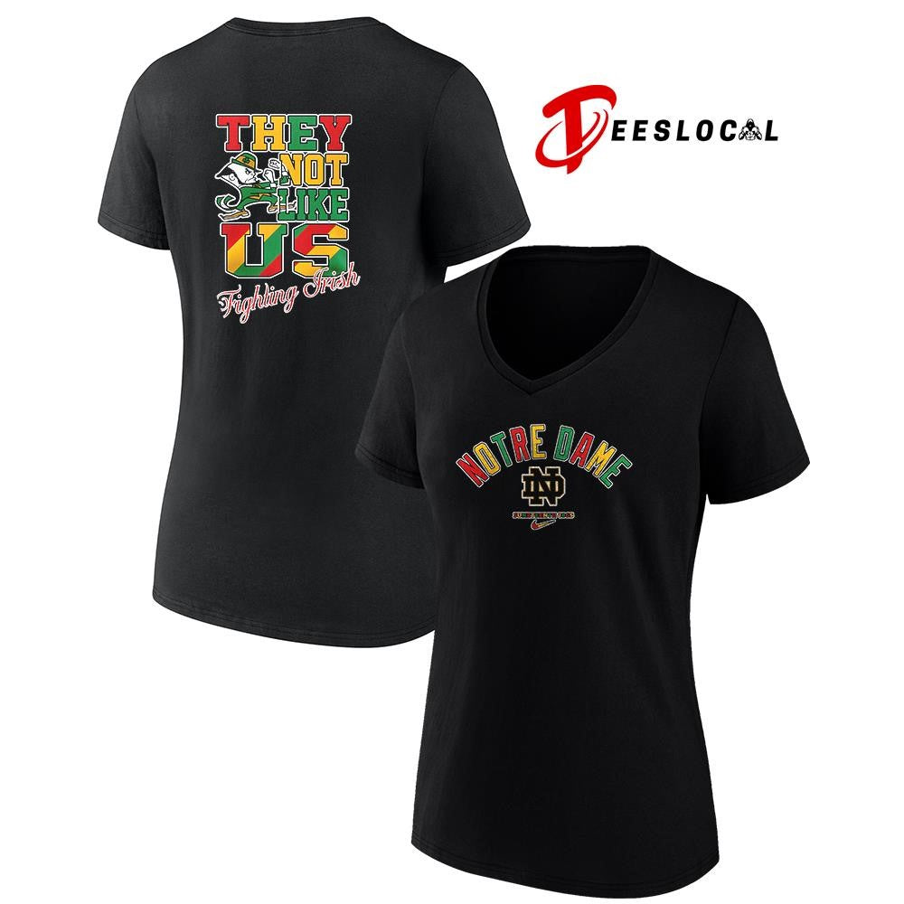 Notre Dame Fighting Irish x Juneteenth they not like us shirt