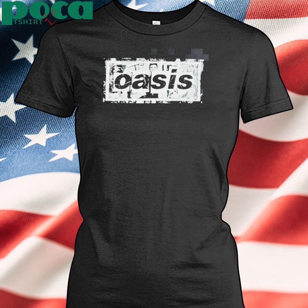 Oasis Live 25 World Tour Box Logo UK Design With Tour shirt