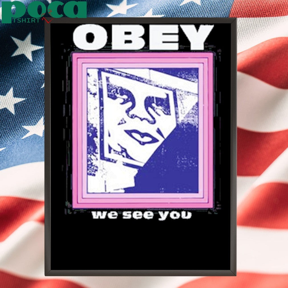 Obey we see you T-shirt
