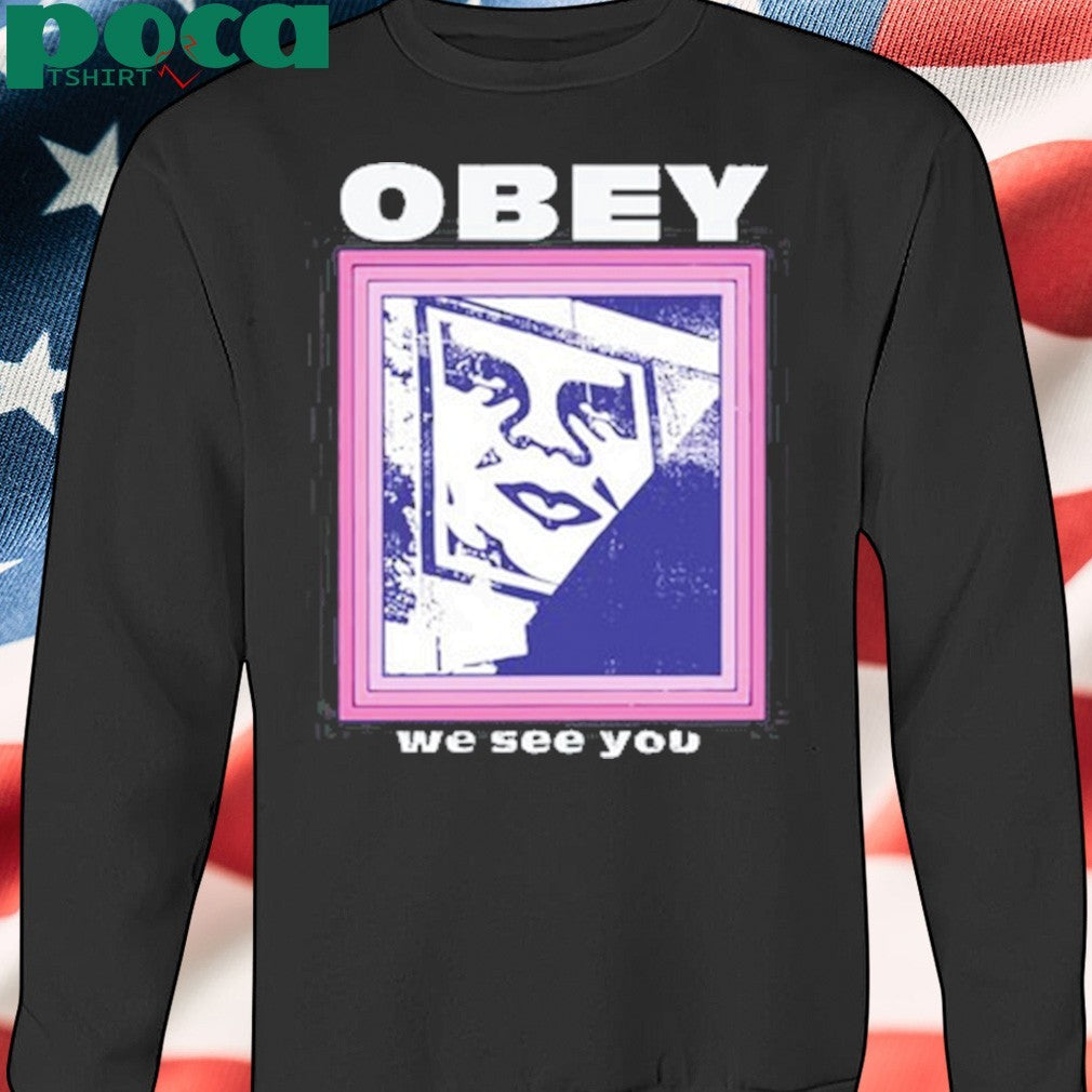 Obey we see you T-shirt