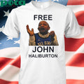 Obi Toppin Free John Haliburton shirt