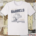 100 Proof Retro Mascot Kentucky Barrels Est 2025 t-shirt