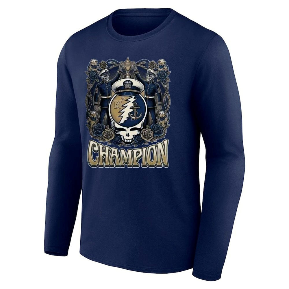 126th Army-Navy Game And Commander-in-Chief’s Trophy Championship 2025 On December 13 2025 Navy Midshipmen Winner Congratulation x Grateful Dead Collab Shirt