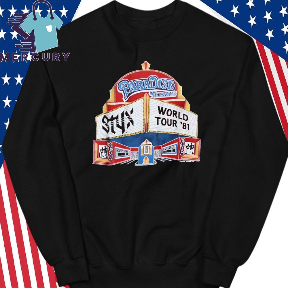 1981 Styx Paradise Theatre World Tour Shirt
