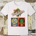 1987 MLB World Series, 2001 LA Dodgers Souvenir Scorecard and 1987 Blue Jays Magazine And Scorebook logos t-shirt