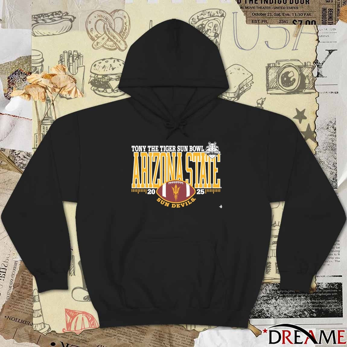 2025 Arizona State Sun Devils Tony The Tiger Sun Bowl t-shirt