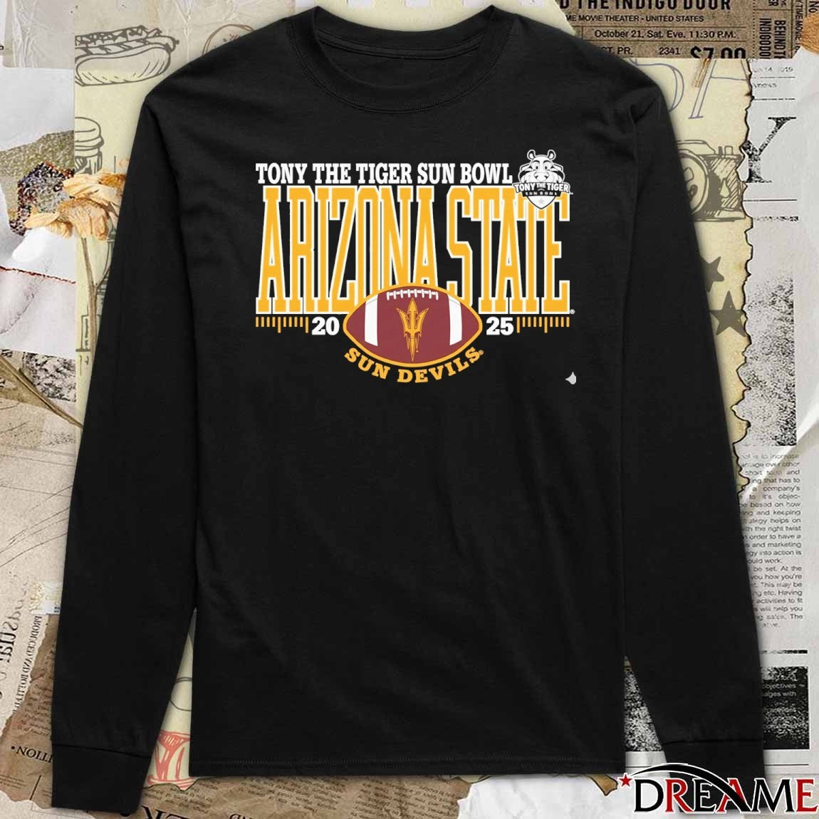 2025 Arizona State Sun Devils Tony The Tiger Sun Bowl t-shirt