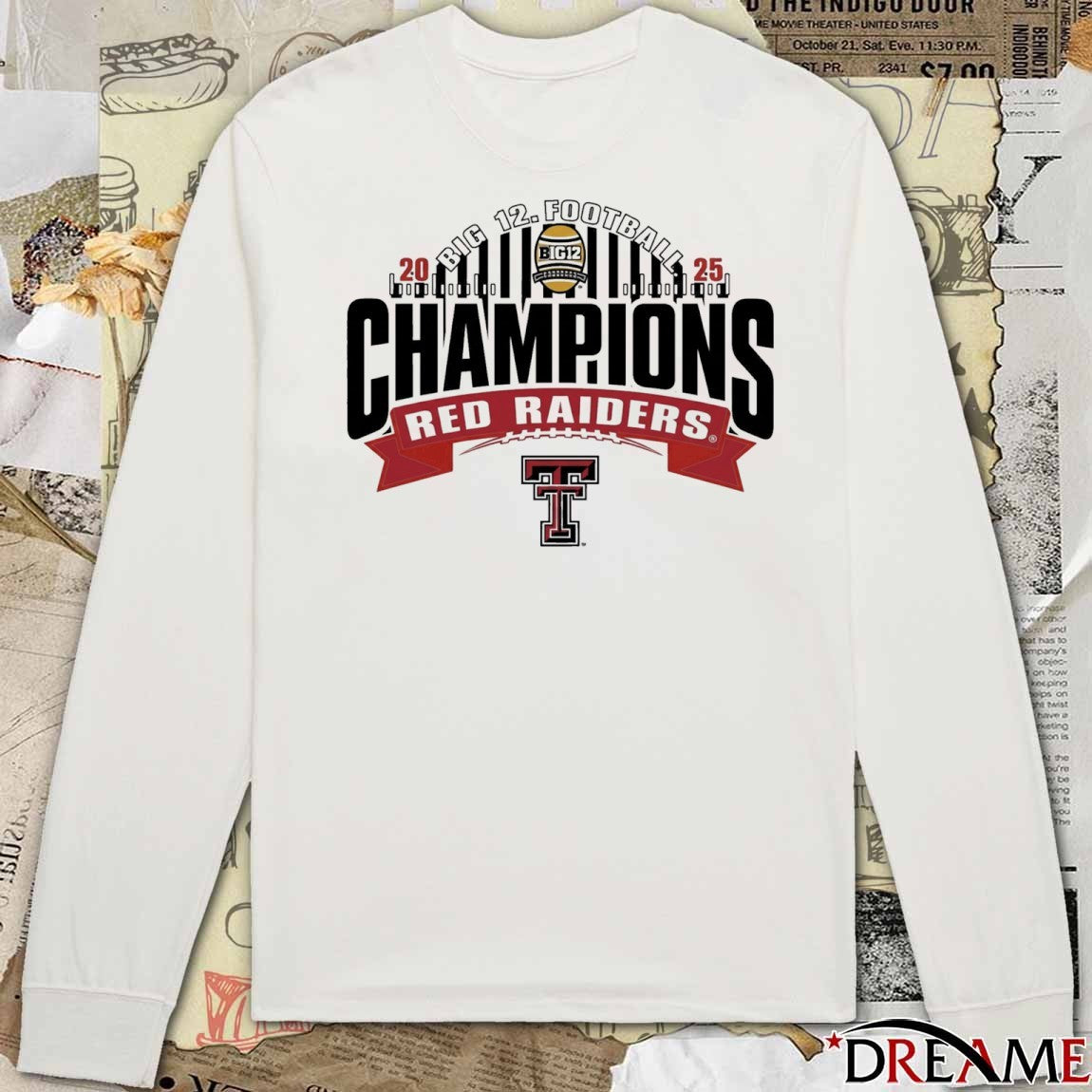 2025 Big 12 Football Champions Texas Tech Red Raiders t-shirt