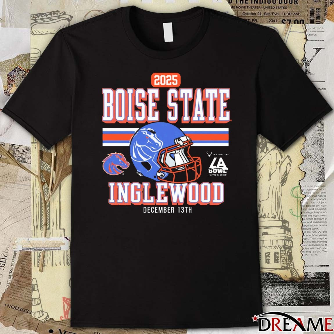 2025 Boise State Broncos Inglewood December 13th LA Bowl t-shirt