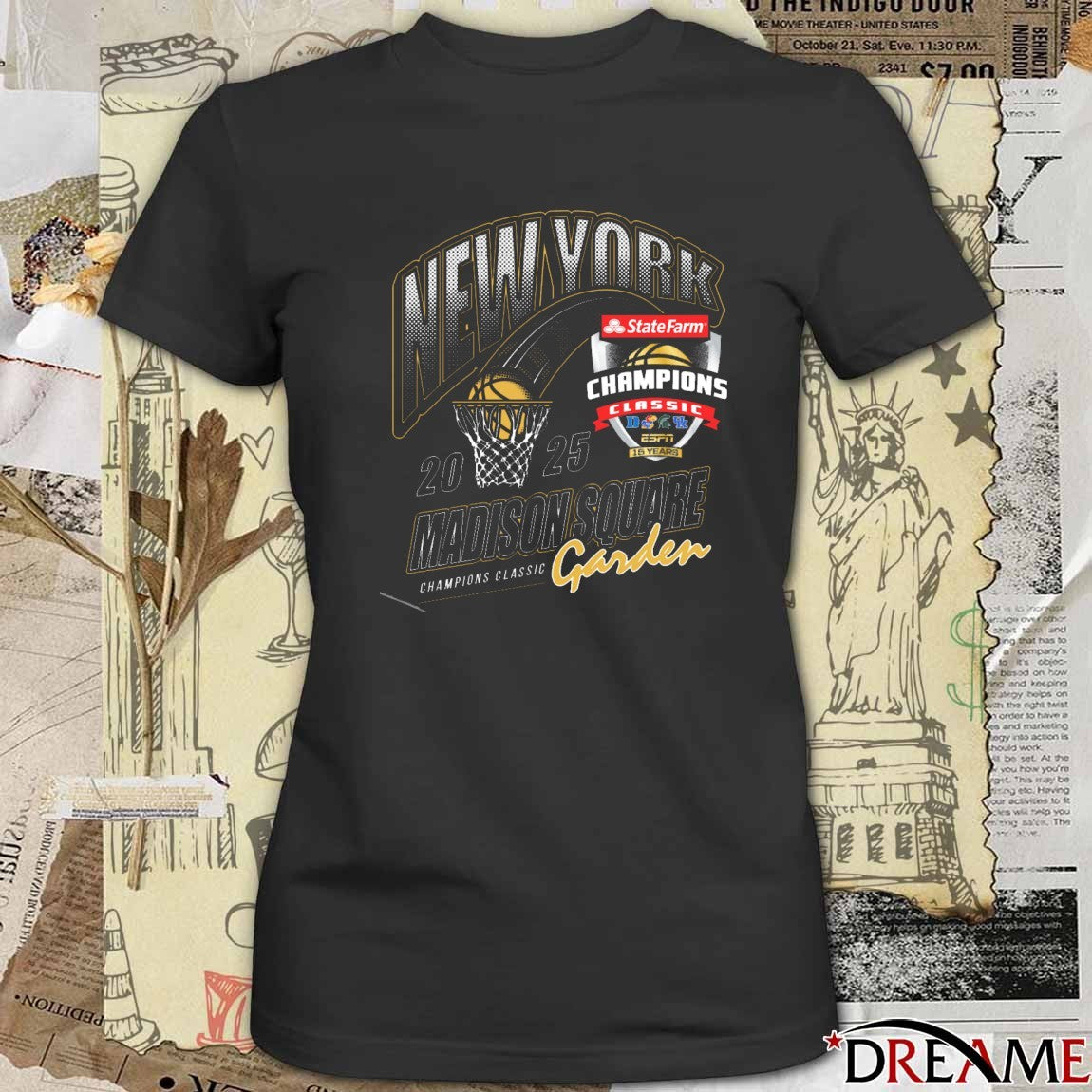 2025 Champions Classic Garden ESPN 15 Years New York Madison Square t-shirt