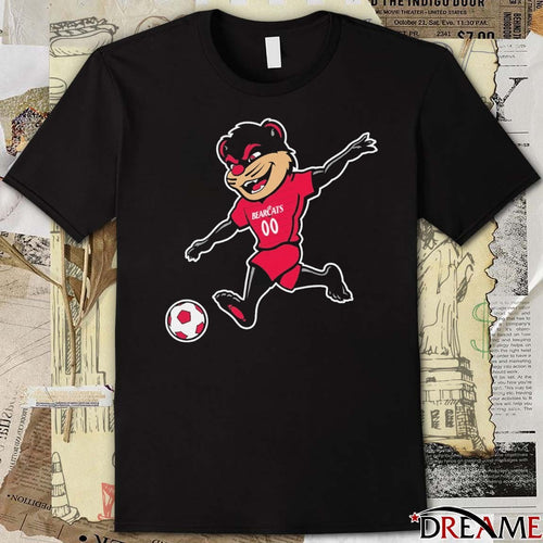 2025 Cincinnati Bearcats Mascot Playing Soccer t-shirt