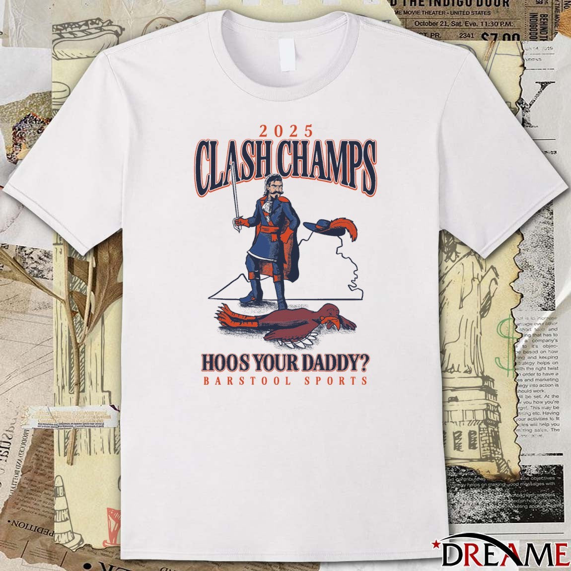 2025 Clash Champs Hoos Your Daddy Virginia Cavaliers Vs Virginia Tech Hokies t-shirt