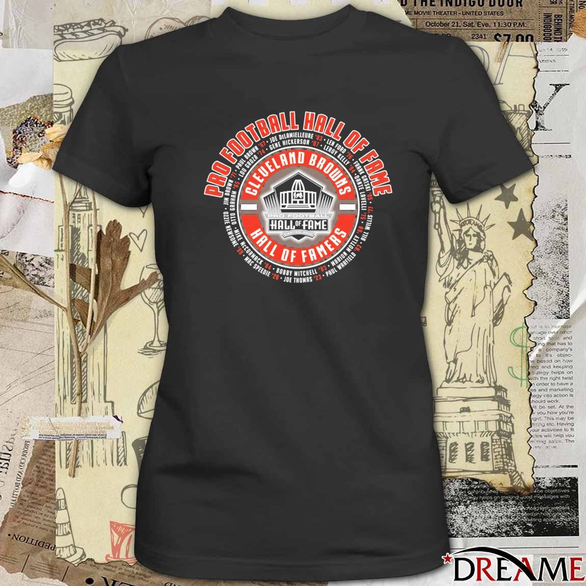 2025 Cleveland Browns Pro Football Hall of Famers Canton Ohio t-shirt