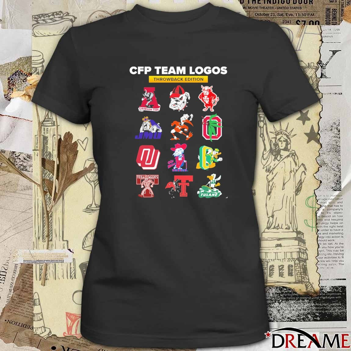 2025 College Football Playoff Team Has The Best Throwback All Logos t-shirt
