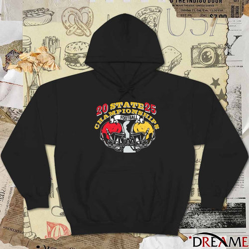 2025 DIAA Class 3A, 2A, and 1A Football State Championships t-shirt