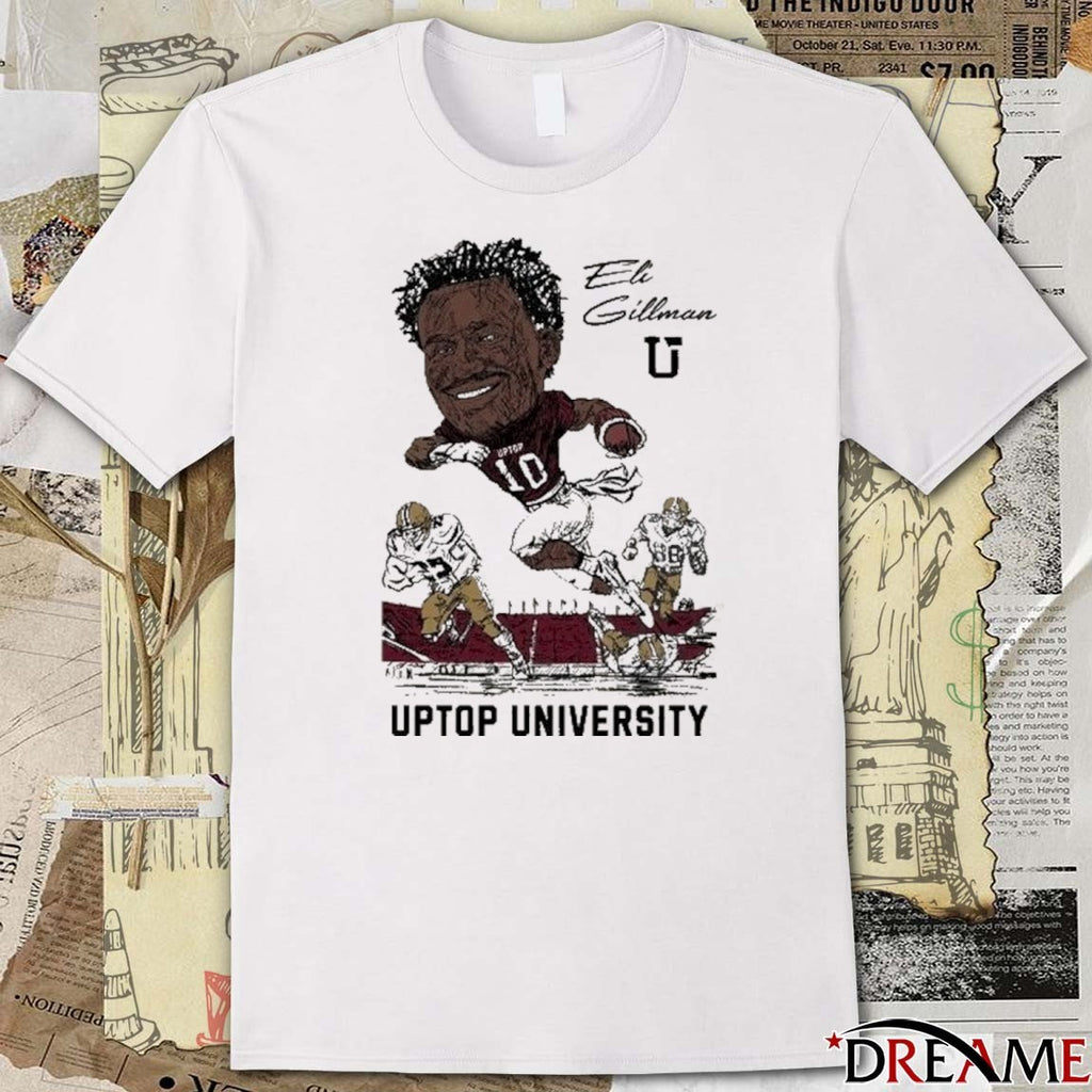 2025 Eli Gillman Uptop University t-shirt
