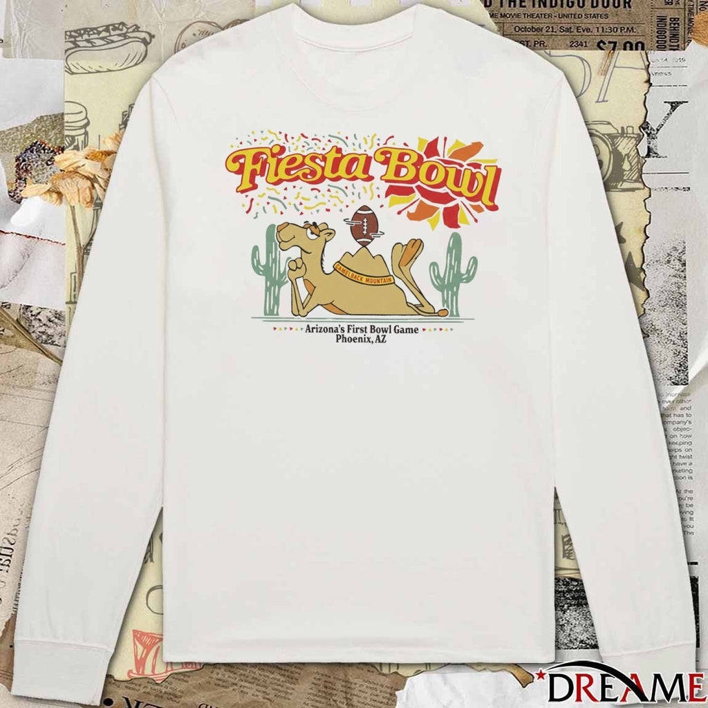2025 Fiesta Bowl Arizona’s First Bowl Game Phoenix, AZ Camelback Mountain t-shirt