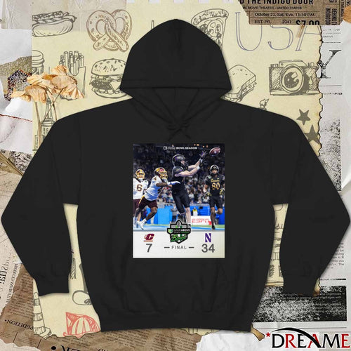 2025 GameAbove Sports Bowl Northwestern Wildcats defeat Central Michigan Chippewas final score 34-7 Poster t-shirt
