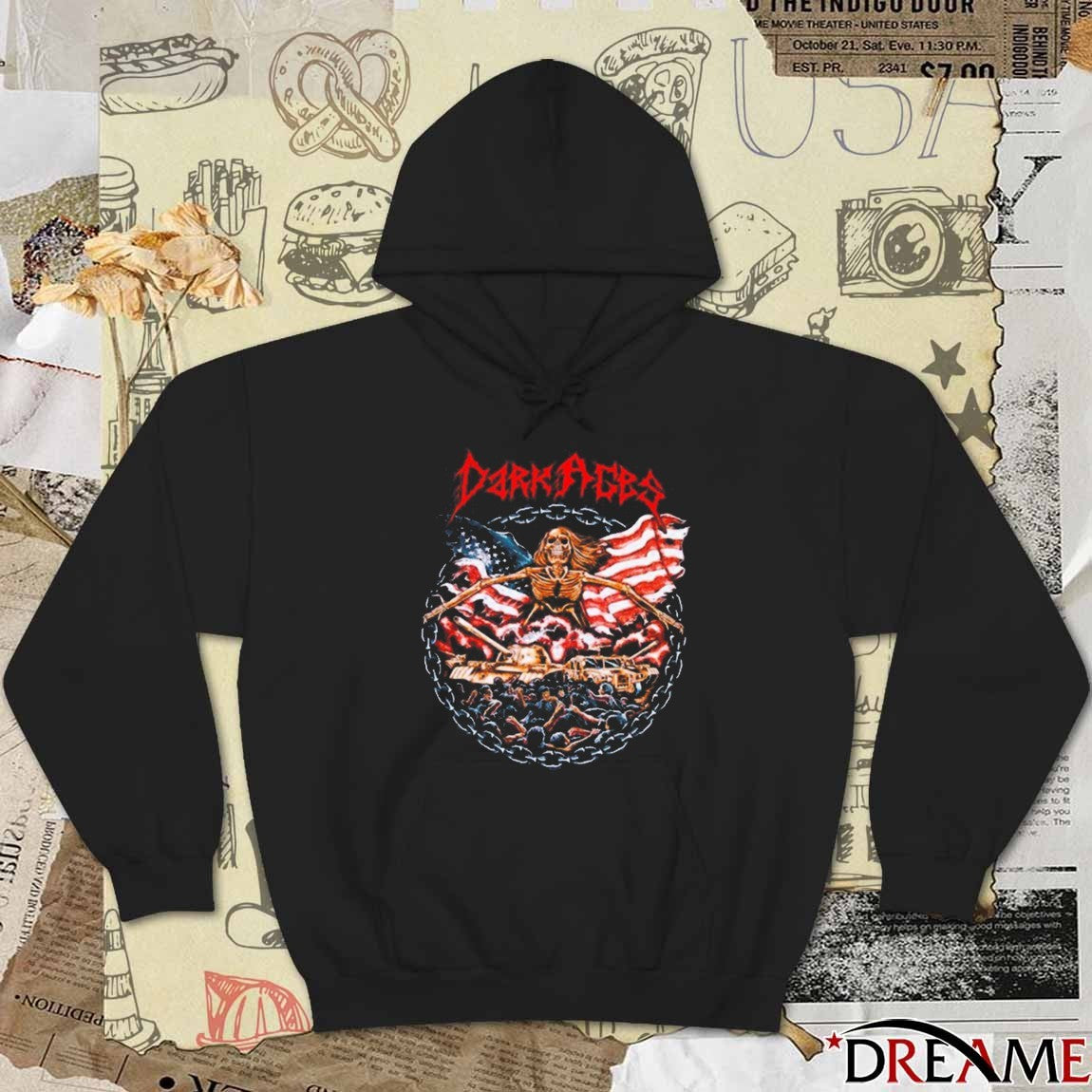 2025 Hasan Piker Dark Ages USA Flag Fanart t-shirt