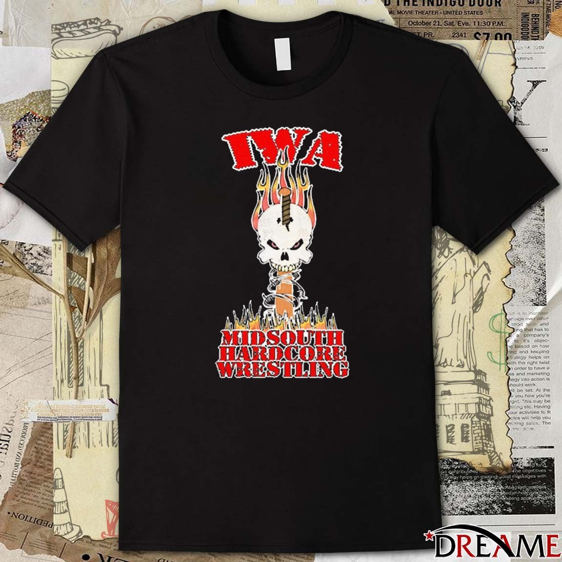 2025 IWA-MS Hardcore If You Ain’t Hardcore You Ain’t Shit t-shirt