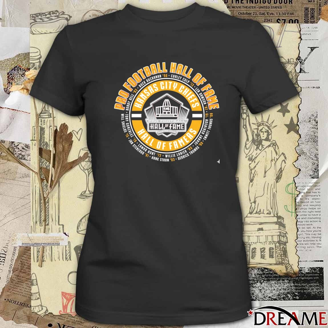 2025 Kansas City Chiefs Pro Football Hall of Famers Canton Ohio t-shirt