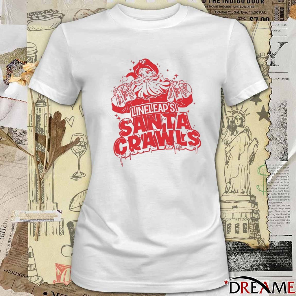 2025 Lineleap’s Santa Crawls t-shirt