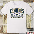 2025 MHSAA Football Division 3 Champions DeWitt Panthers Logo t-shirt