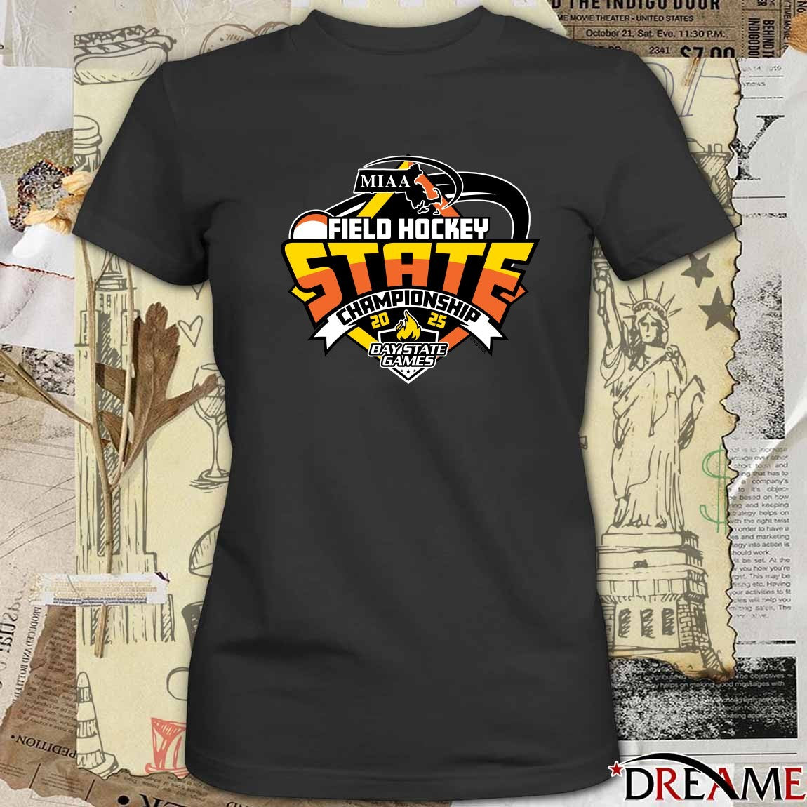 2025 MIAA Field Hockey State Championship Bay State Games Logo t-shirt