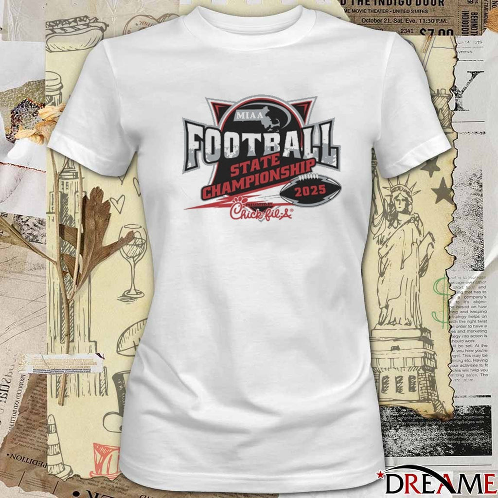 2025 MIAA Football State Championship Chick-fil-A Logo t-shirt