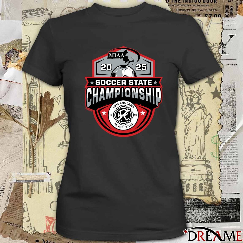 2025 MIAA Soccer State Championship New England Revolution 1996 t-shirt