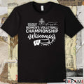 2025 NCAA Division I Kansas City Wisconsin Badgers 2025 Women’s Volleyball Championships Bound t-shirt
