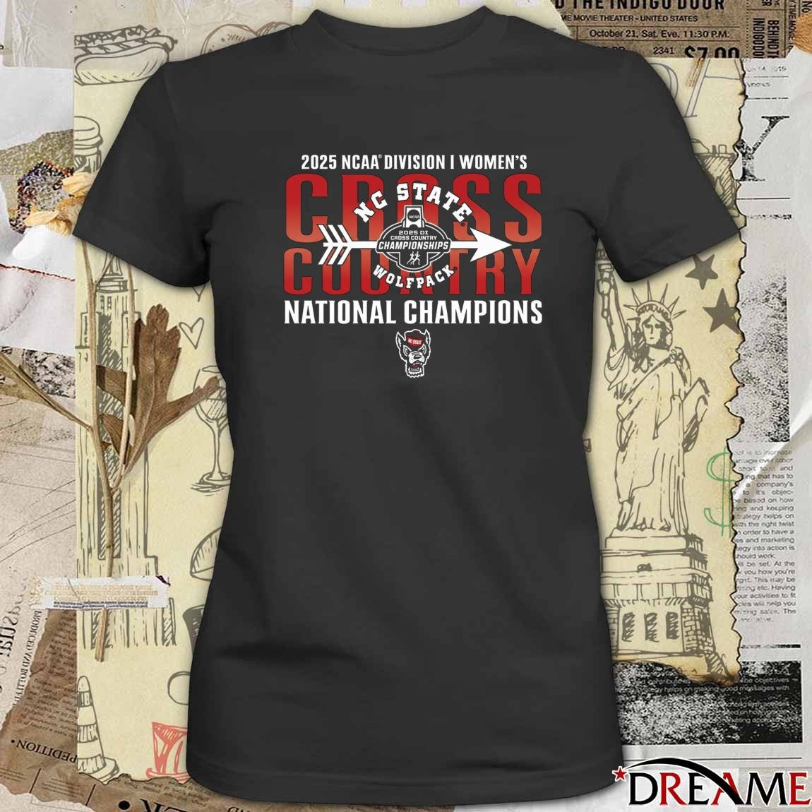 2025 NCAA Division I Women’s Cross Country National Champions NC State Wolfpack t-shirt