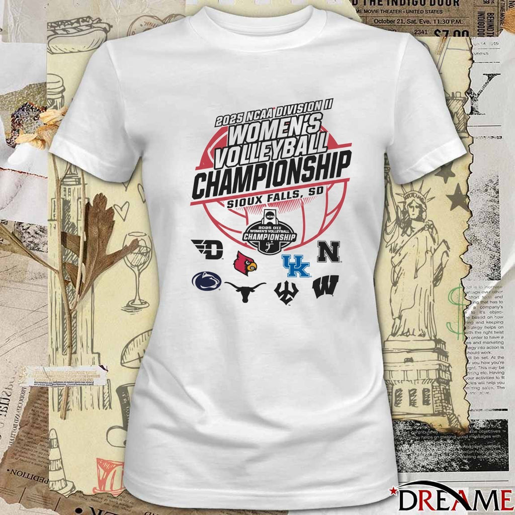 2025 NCAA Division II Women’s Volleyball Championship Sioux Falls SD t-shirt