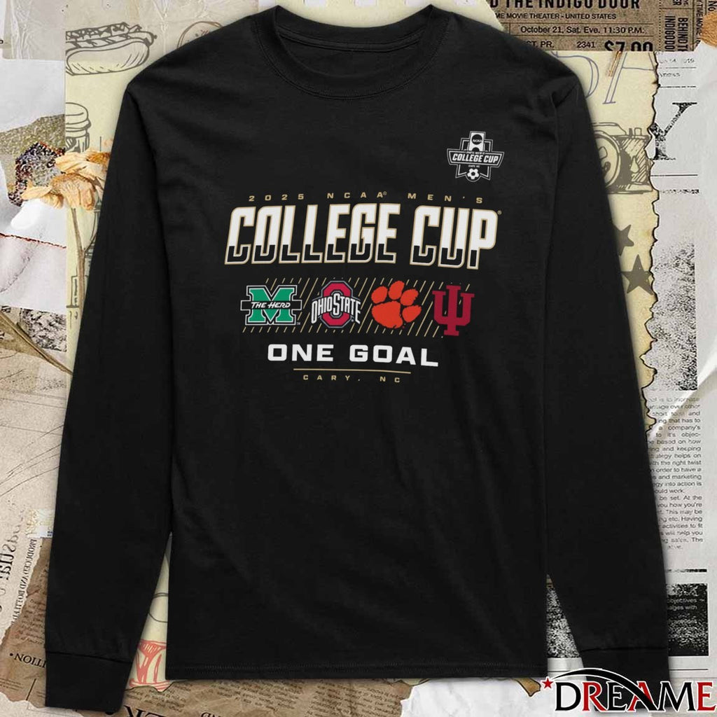 2025 NCAA Men’s One Goal College Cup Champion One Goal Cary NC t-shirt