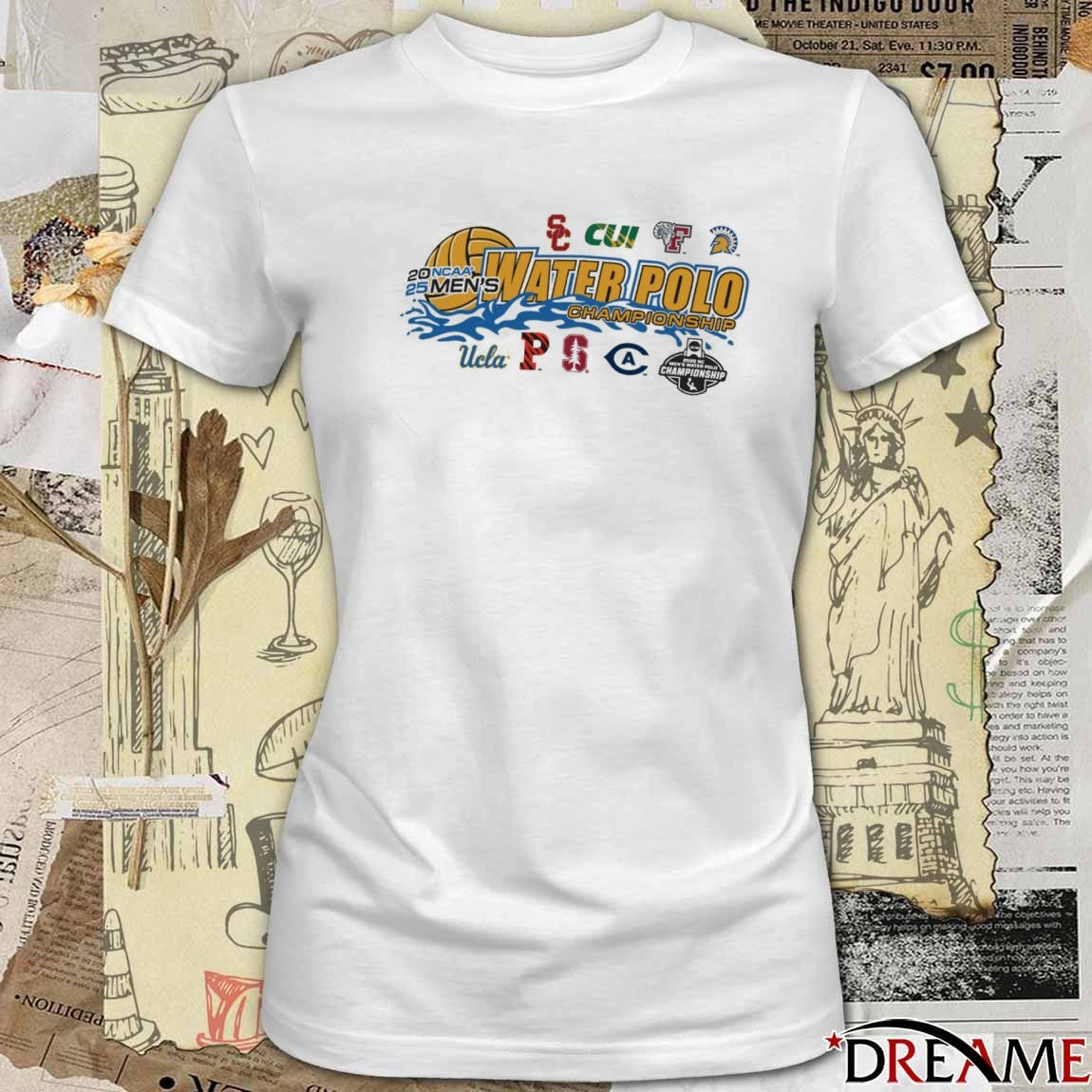 2025 NCAA National Collegiate Men’s Water Polo Opening Finals Champion Logos t-shirt