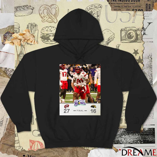 2025 New Orleans Bowl Western Kentucky Hilltoppers 27 – 26 Louisiana Ragin’ Cajuns Poster t-shirt