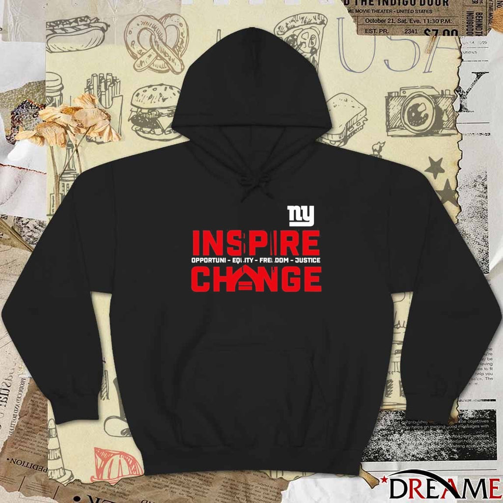 2025 New York Giants Inspire Change Opportunity Equity Freedom Justice t-shirt