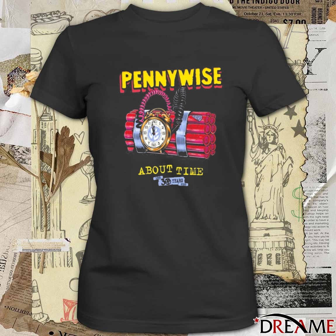 2025 Pennywise About Time 30 Years Anniversary t-shirt
