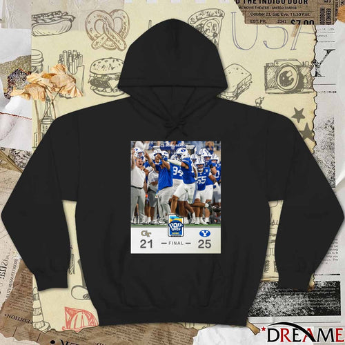 2025 Pop-Tarts Bowl BYU Cougars Vs Georgia Tech Yellow Jackets Final Score 25-21 Poster t-shirt