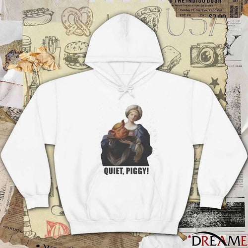 2025 Saint Holding Pig Head Anti Donald Trump Quiet Piggy t-shirt