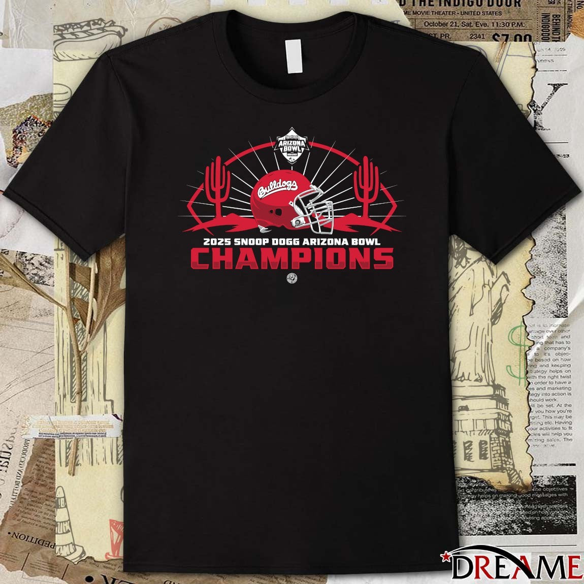 2025 Snoop Dogg Arizona Bowl Champs Helmet t-shirt