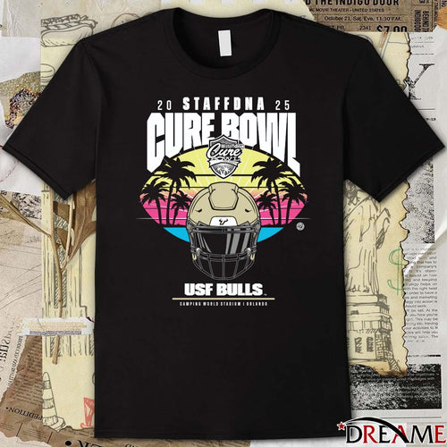 2025 Staffdna Cure Bowl USF Bulls Camping World Stadium Orlando t-shirt