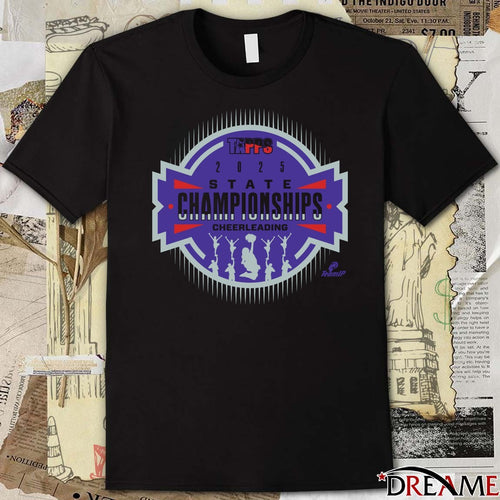 2025 TAPPS Cheerleading State Championships Logo t-shirt
