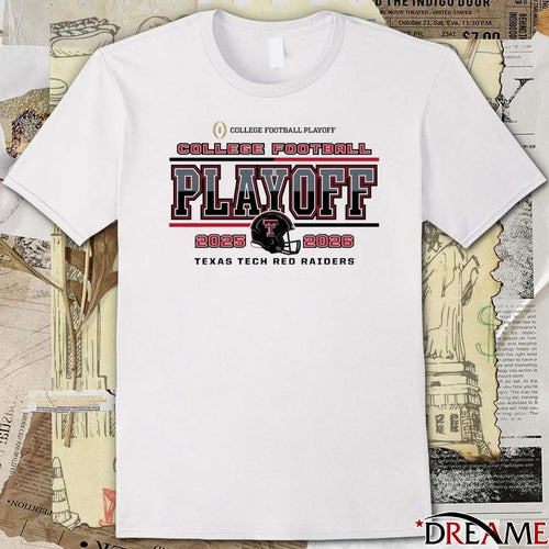 2025 Texas Tech Red Raiders College Football Playoff 2025-26 Speed Helmet t-shirt