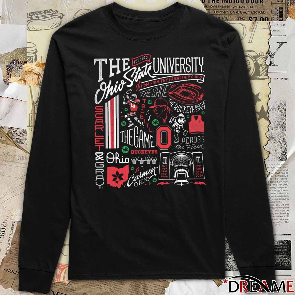 2025 The Ohio State University Heritage College How Firm Thy Friendship The Shoe t-shirt