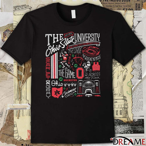 2025 The Ohio State University Heritage College How Firm Thy Friendship The Shoe t-shirt