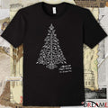 2025 The Shockfront Team Happy Holidays Christmas tree t-shirt